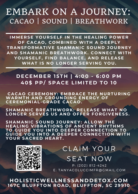 Cacao Ceremony Flyer